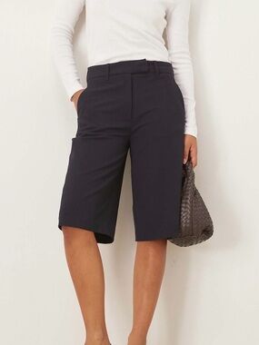 ASOS Black Tailored Bermuda Shorts